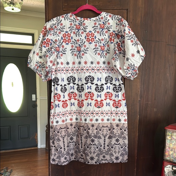 Oliphant Puff Sleeve Mini Dress Size Small - Picture 3 of 4